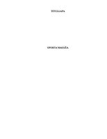 Referāts 'Sporta masāža', 1.