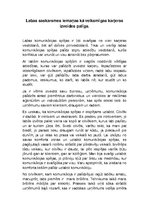 Eseja 'Labas saskarsmes iemaņas kā veiksmīgas karjeras izveides palīgs', 1.