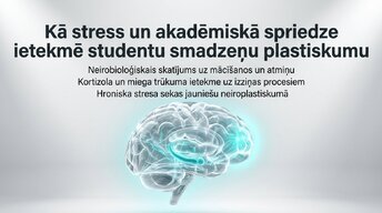 Prezentācija 'Kā stress un akadēmiskā spriedze ietekmē studentu smadzeņu plastiskumu', 1.