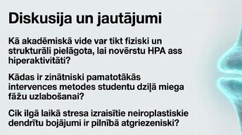 Prezentācija 'Kā stress un akadēmiskā spriedze ietekmē studentu smadzeņu plastiskumu', 14.