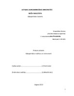 Prakses atskaite 'Prakses atskaite par kokapstrādes procesiem', 1.