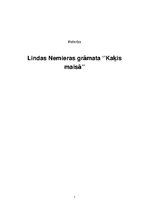 Referāts 'Lindas Nemieras grāmata "Kaķis maisā"', 1.