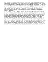 Eseja 'Short Essay on the Description of Egypt', 1.