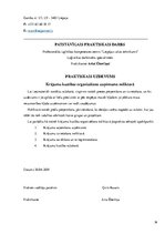 Prakses atskaite 'SIA "AE Partner" vispārējais raksturojums un krājumu kustības organizēšana nolik', 16.