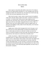 Eseja 'Viena vārda eseja. Svece', 1.