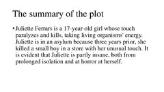 Prezentācija 'Shatter me', 4.