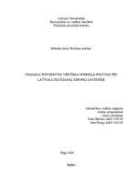 Referāts 'Izmaiņas pievienotās vērtības nodokļa politikā pēc Latvijas iestāšanās Eiropas S', 1.