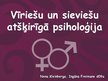 Prezentācija 'Vīriešu un sieviešu atšķirīgā psiholoģija', 1.