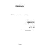 Konspekts 'Emocionālas vardarbības situācijas analīze', 1.