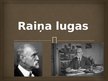 Prezentācija 'Raiņa lugas', 1.