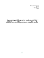 Referāts 'Izņemamās parciālās protēzes ar plastmasas bāzi klīniskie laboratoriskie posmi, ', 1.
