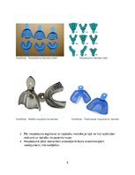 Referāts 'Izņemamās parciālās protēzes ar plastmasas bāzi klīniskie laboratoriskie posmi, ', 6.
