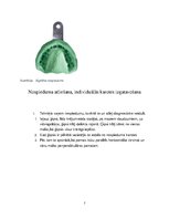 Referāts 'Izņemamās parciālās protēzes ar plastmasas bāzi klīniskie laboratoriskie posmi, ', 7.