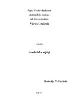 Konspekts 'Daudzdisku sajūgi', 1.