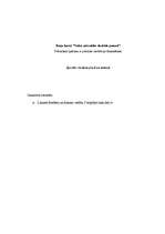 Eseja 'Speciālo budžetu plusi un mīnusi', 1.