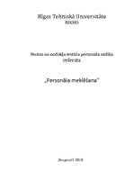 Referāts 'Personāla meklēšana', 1.