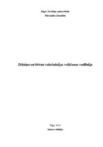 Prakses atskaite 'Zīdaiņu un bērnu vakcinācijas veikšanas vadlīnija', 1.