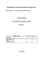 Referāts 'Paaugstinātas bīstamības objekti', 1.