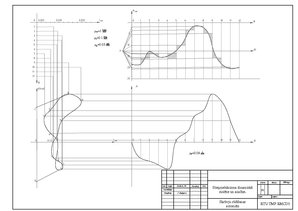 Paraugs 'Mehānismu analīze un sintēze. Rasējumu paraugi kursa darbam', 3.