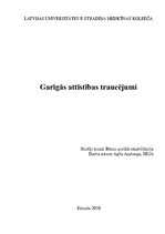 Konspekts 'Garīgās attīstības traucējumi bērniem', 1.