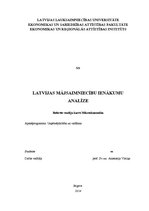 Referāts 'Latvijas mājsaimniecību ienākumu analīze', 1.