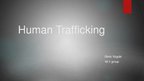 Prezentācija 'Human Trafficking', 1.