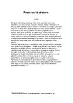 Referāts 'Pasta vēsture', 1.