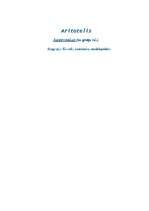 Referāts 'Aristotelis', 1.