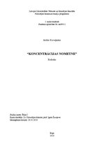 Referāts 'Koncentrācijas nometne', 1.