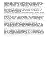 Eseja 'The Great Gatsby by: F. Scott Fitzgerald', 1.