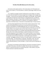 Eseja 'The Role of Scientific Discovery in the 21st Century', 1.
