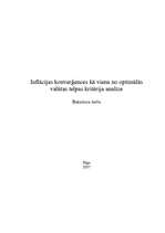 Diplomdarbs 'Inflācijas konverģences kā viena no optimālās valūtas telpas kritērija analīze', 1.