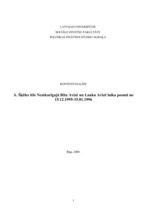 Referāts 'A.Šķēles tēls laikrakstos "Neatkarīgā Rīta Avīze" un "Lauku Avīze" laikā no 1995', 1.