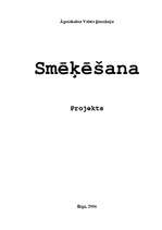 Referāts 'Smēķēšana', 1.