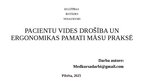 Prezentācija 'Pacientu vides drošība un ergonomikas pamati māsu praksē', 1.