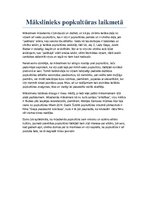 Konspekts 'Mākslinieks popkultūras laikmetā', 1.