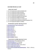 Referāts 'Programmatūras izstrādes standarti', 21.