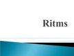 Prezentācija 'Ritms', 1.