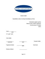 Referāts 'Transferta cenu politikas problēmas Latvijā', 1.