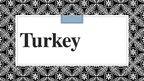 Prezentācija 'Turkey', 1.