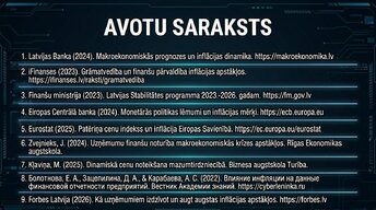 Prezentācija 'Inflācija un tās ietekme uz biznesu', 14.