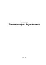 Referāts 'Ēšanas traucējumi Āzijas sievietēm', 1.