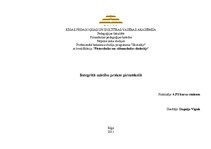 Prakses atskaite 'Integrētā mācību prakse pirmsskolā', 1.