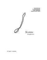 Referāts 'Karote cauri gadsimtiem', 1.