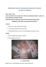 Konspekts 'Matemātikas uzdevumu īstenošanas plāns izpratnes veidošanai par skaitu un skaitī', 1.