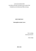 Konspekts 'Ideju portfolio kustību mākslā', 1.