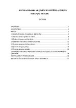 Referāts 'Sociālais darbs ar ģimeni kā sistēmu: ģimenes terapijas metode', 1.