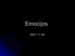 Prezentācija 'Emocijos', 1.