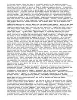 Eseja 'Gambling Ban', 1.