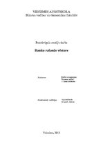 Referāts 'Banku rašanās vēsture', 1.